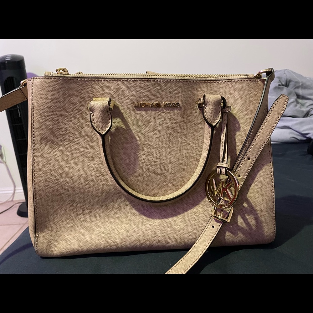 Large Michael Kors Blush Pink Satchel